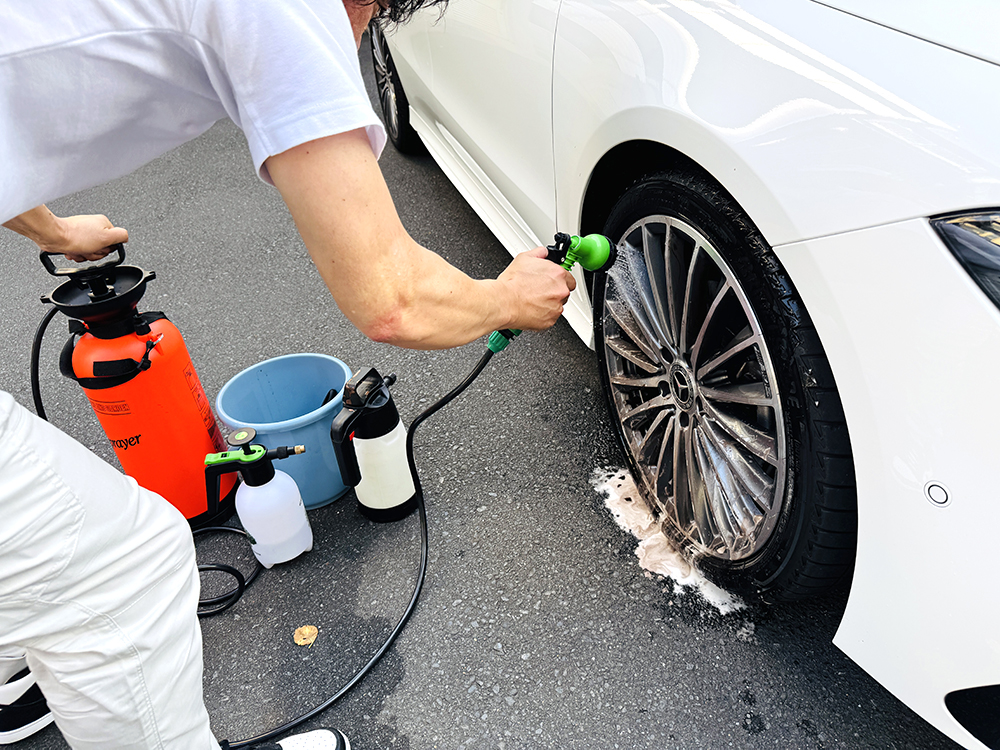 車両の足回り施工イメージ